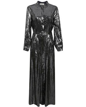 CRI.DA Cento Sequin Maxi Dress - Black