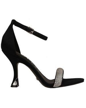 Guess Gues Ankle Strap Embellished Sandals - Black