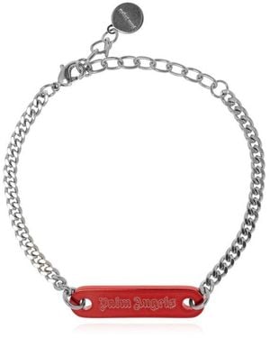 Palm Angels Brass Bracelet - Red