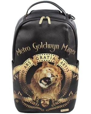 Sprayground Mgm Opener Shark Lion Collab Backpack - Black