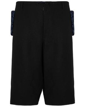 Maison Margiela Viscose Shorts - Black