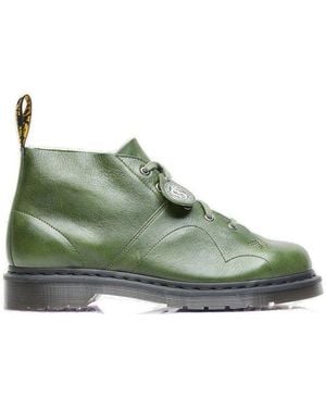 Dr. Martens Church Buckingham Leather Monkey Boots - Green