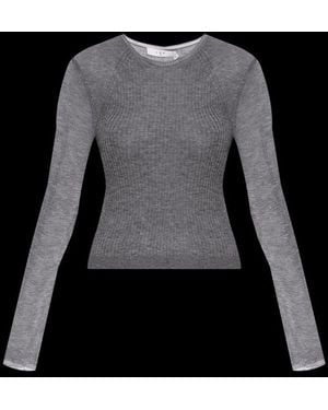IRO Sequin Crewneck Top - Black