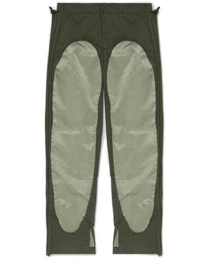 DIESEL 'p-crossy' Paneled Pants - Green