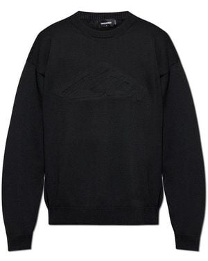 DSquared² Jumper With Logo - Black