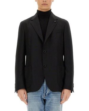 Lardini Classic Tailored Jacket - Black