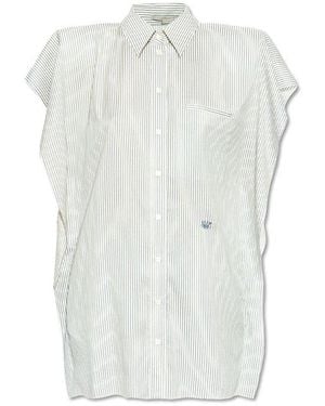 Stella McCartney Silk Shirt Dress - White