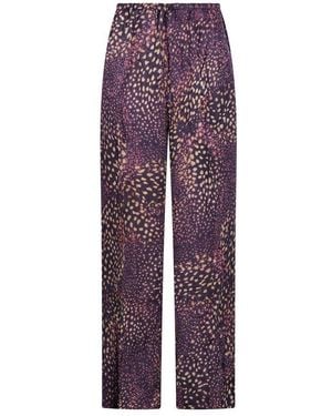Dries Van Noten Puvis Straight-Leg Trousers - Purple