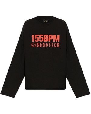44 Label Group Graphic Crewneck Jumper - Black