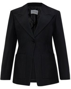 Ferragamo Martingale Belt Blazer - Black