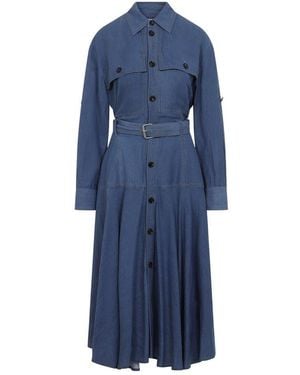 Bottega Veneta Denim Dress in Blue | Lyst