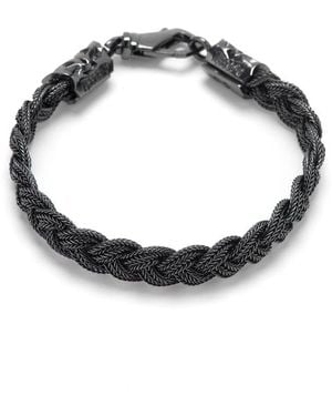 Emanuele Bicocchi Flat Braided Bracelet - Metallic