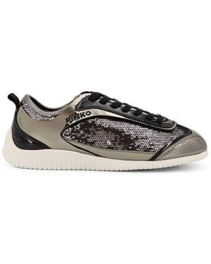 Pinko Reby 10 Lace-Up Trainers - Black
