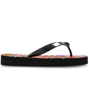 Kurt Geiger Kensington Rubber Flip Flops - Black