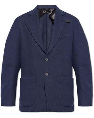 Brioni Single-Breasted Blazer - Blue