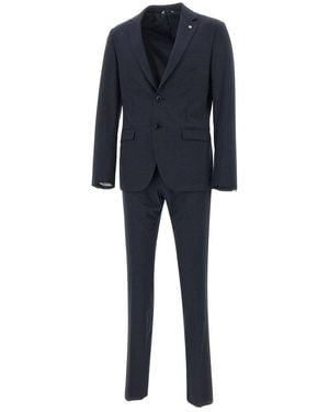 Manuel Ritz Two-Piece Suit - Blue