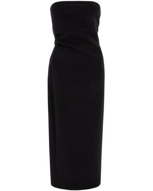 F.it Strapless Midi Dress - Black