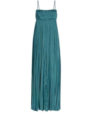 Ulla Johnson Pleated Maxi Dress - Blue