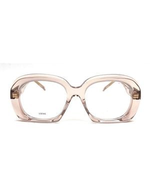 Loewe Round Frame Glasses - Natural