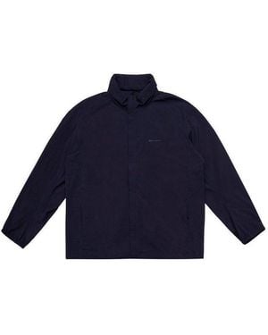 Champion Logo Printed Zipped Jacket - Blue