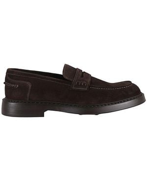 Doucal's Slip-On Loafers - Brown
