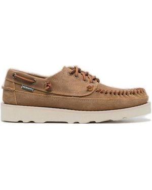 Sebago Keuka Oil Lace-up Shoes - Brown