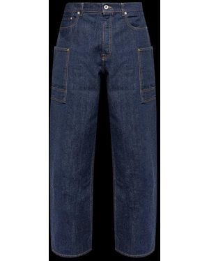 KENZO Straight-Leg Cargo Jogpants - Blue
