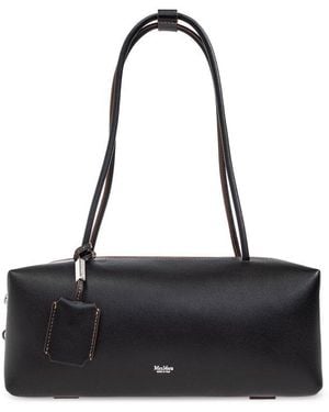 Max Mara Holdallstring Zipped Shoulder Bag - Black