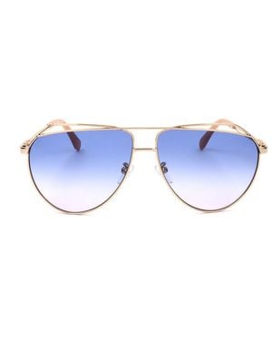 Zadig & Voltaire Aviator Frame Sunglasses - Blue