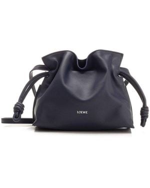 Loewe Mini Flamenco Clutch Bag - Blue