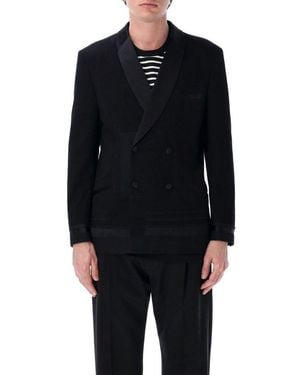 Junya Watanabe Double-Breasted Tailored Blazer - Black