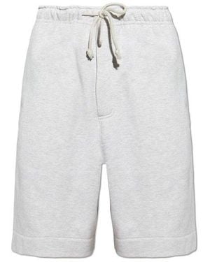 Y-3 French Terry Drawstring Shorts - White