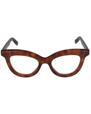 Retrosuperfuture Cat Eye Frame Glasses - Black