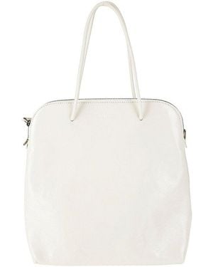 Uma Wang Zipped Soft Medium Clutch Bag - Natural