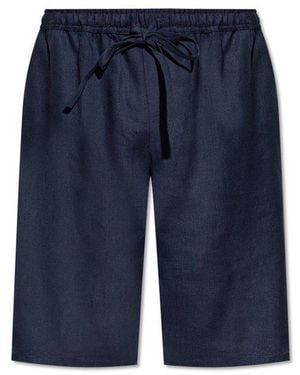 Dolce & Gabbana Linen Shorts - Blue