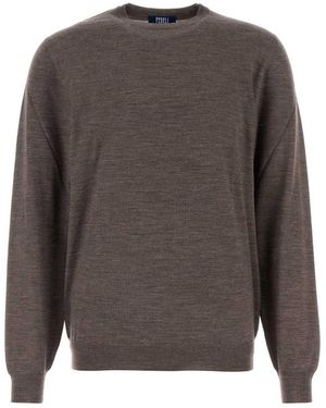 Fedeli Crew Neck Sweater - Grey
