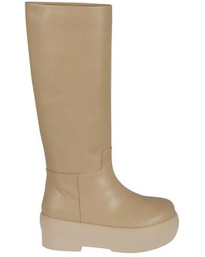 ブーツその他 GIA BORGHINI Woman Boots White GIA16 4300 Gia Borghini Gia 16 Knee-High Boot - Oatmilk – The Frankie Shop