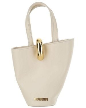 Jacquemus The Small Bambola Bucket Bag - White