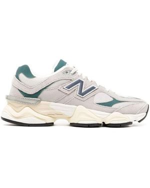 New Balance 9060 Lace-Up Sneakers - White