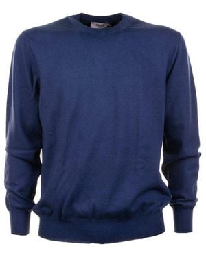 Altea Long-Sleeved Crewneck Sweater - Blue