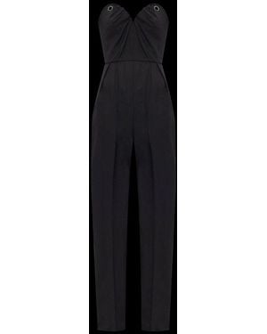Max Mara Gabrielle Strapless Jumpsuit - Black