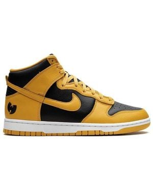 Nike X Wu-Tang Clan Dunk High-Top Sneakers - Yellow