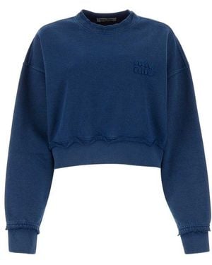 Miu Miu Sweatshirts - Blue
