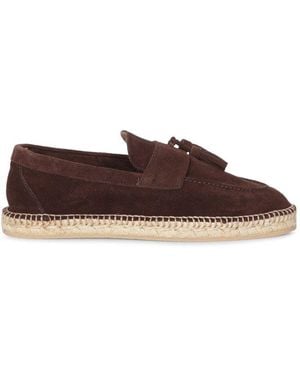 Lardini Tassel Detailed Slip-On Espadrilles - Brown
