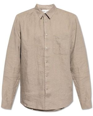 Samsøe & Samsøe Classic Button-Down Shirt - Natural