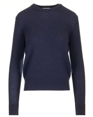Forte Forte Brushed Knit Jumper - Blue