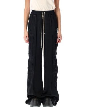Rick Owens Low Crotch Cargo Trousers - Blue