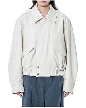 Lemaire Oversized Bomber Jacket - Grey