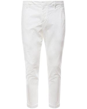 Dondup Slim Fit Pants - White
