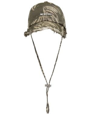 Jacquemus La Casquette Artichaut Distressed Cap - Green